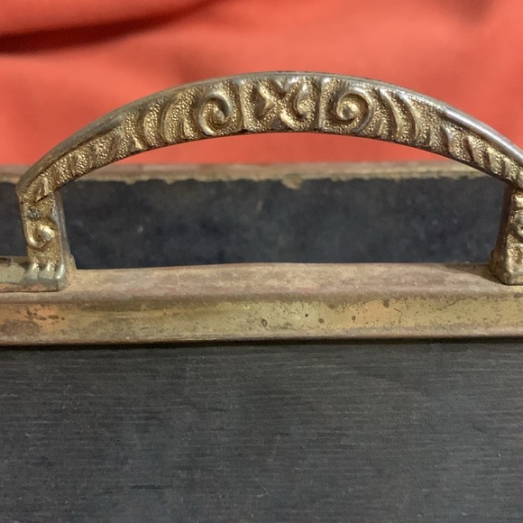 Vintage Lombard Hearth Tinderbox Brass & Wood Made in Germany - Picture 3 of 11